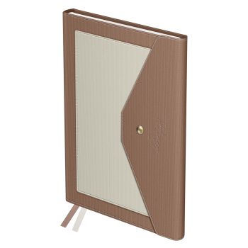 Ежедневник недатированный, А5, 136л., твердый переплет, кожзам, BG 