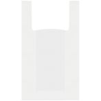 Пакет-майка OfficeClean, ПНД, 28+14*50см, 12мкм, белый