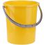 Ведро пластиковое, пищевое OfficeClean, мерная шкала, желтое, 9л