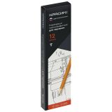 Карандаш ч/г Красин «Для черчения» Т (Н), шестигр., заточен.