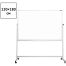Доска магнитно-маркерная OfficeSpace, 120*180см, двустронняя, поворотная, мобильная, алюминиевый профиль