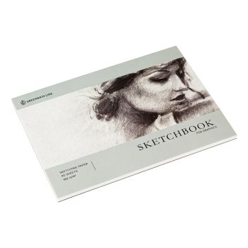 Скетчбук для графики и эскизов 40л., А5 Greenwich Line 