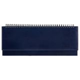 Планинг датированный 2026г., 64л., 330*130мм, кожзам, Berlingo "Silver Pristine", синий