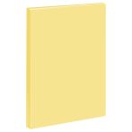 Папка с 20 вкладышами СТАММ А4, 14мм, 500мкм, пластик, пастель, желтая