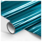 Упаковочная бумага глянц. 70*100см, MESHU "Металлик. Синий", 60г/м2