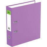 Папка-регистратор СТАММ "Стандарт", 70мм, бумвинил, с карманом на корешке, сиреневая