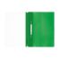 Папка-скоросшиватель пластик. перф. СТАММ А4, 160мкм, зеленая с прозр. верхом