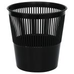 Корзина для бумаг СТАММ, 09л, сетчатая, черная