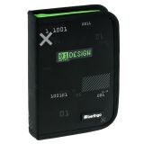 Пенал 1 отделение, 200*140*40 мм, Berlingo "01 Design", 2 дополнительные откидные секции, полиэстер