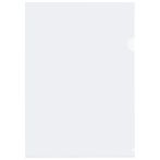 Папка-уголок СТАММ А4, 150мкм, пластик, прозрачная, бесцветная