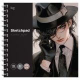 Скетчбук для рисования маркерами, 50л., 170*170 на гребне, BG "Незнакомец", 90г/м2