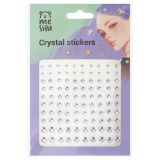 Наклейки акриловые MESHU,"Silver rain", 100 наклеек, инд. уп., европодвес