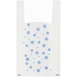 Пакет-майка OfficeClean "Звезды ", ПНД, 30+16*60см, 15мкм, белый