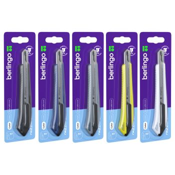 Нож канцелярский 9мм Berlingo 