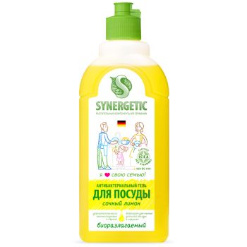 Средство для мытья посуды и игрушек Synergetic 