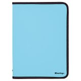 Папка на молнии Berlingo "Instinct" А4, 500мкм, аквамарин