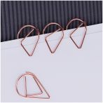 Скрепки фигурные 33мм, MESHU "Drops", 6шт., пакет с европодвесом