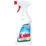 Средство для мытья стекол и зеркал Клин 2 в 1 "Лимон", 500мл