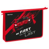 Папка для тетрадей 1 отделение, А4 Berlingo "Fast Track", 340*245*40 мм, пластик, на молнии