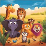 Пазл  16 эл. Maxi ТРИ СОВЫ "Африканский зоопарк"