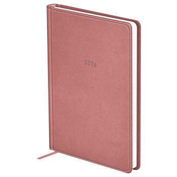 Ежедневник датированный 2026г., А5, 176л., твердый переплет, кожзам, BG 