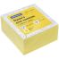Самоклеящийся блок OfficeSpace, 76*76мм, 400л., желтая пастель