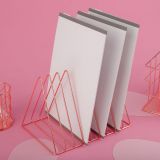 Подставка для бумаг и писем MESHU "Rose Gold", металл, 10 секций