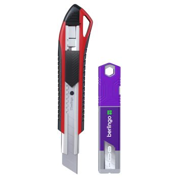 Нож канцелярский 18мм Berlingo 