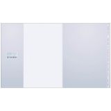 Обложка 215*380 для рабочих тетрадей Моро 2-4 класс, и дневников в твердом переплете, ПП 80мкм, универсальная с клеевым краем, ArtSpace, ШК